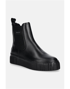 Кожаные ботинки челси Snowmont, черный Gant