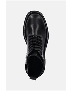 Кожаные байкерские ботинки Opt-In, черный Steve madden