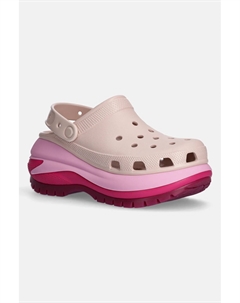 Шлепанцы Mega Crush Matte Clog, розовый Crocs