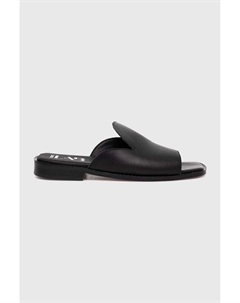 Кожаные шлепанцы, черный Answear lab