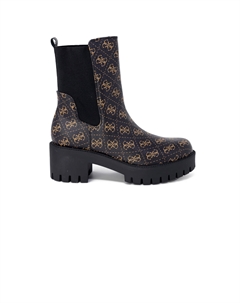 Ботинки с принтом, черный Guess