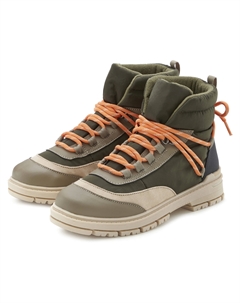 Ботинки Schnür, оливковый Lascana