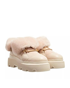 Ботинки женские зимние низкие с мехом, бежевый Inuikii