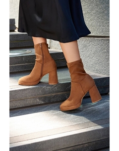 Ботильоны Forever Comfort с гибким верхом на платформе, коричневый Next