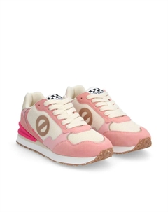 Женские кожаные кроссовки в сочетании с сеткой и легкой подошвой, розовый No name