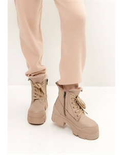 Зимние ботинки, цвет beige Cesare gaspari