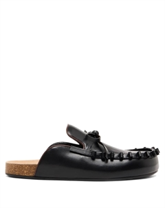 Сандалии из кожи на платформе Fisherman, черный Jw anderson