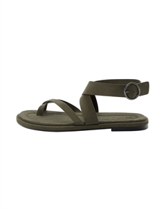 Сандалии с т-образным ремешком T-Bar Sandals, зеленый Pull & bear