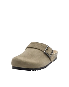 Классические слипоны Mules, серо-коричневый Pull & bear