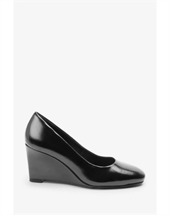 Туфли на танкетке с круглым носком Forever Comfort, черный Next