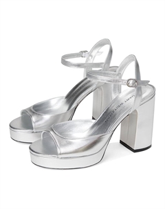 Туфли Dayna Ii Platform, серебряный Stuart weitzman