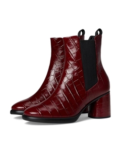 Ботинки Sculpted Luxery 55MM Modern Sleek Chelsea Boot, цвет Brick Reptile Print Ecco