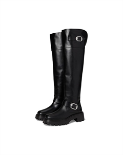 Ботинки Emerson Moto Tall Boot, черный Stuart weitzman