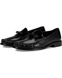 Лоферы Lottie Bow Loafer, черный Stuart weitzman