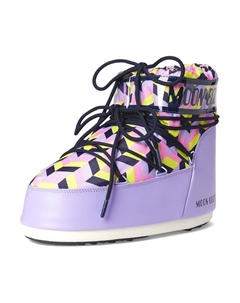 Ботинки Unisex Icon Low Optical, цвет Lilac/Cyber Lime Moon boot