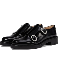 Оксфорды Leighton Monk Strap, черный Stuart weitzman