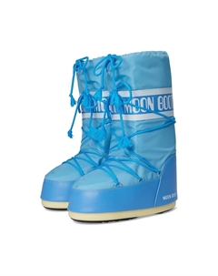 Зимние сапоги с логотипом на толстой подошве, голубой Moon boot