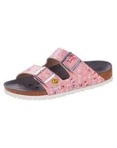 Сабо Sandalen Arizona ESD Flower, розовый Birkenstock