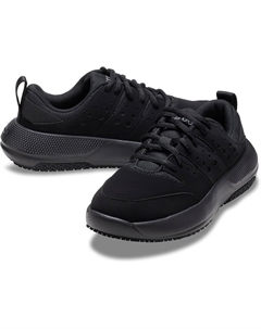 Кроссовки On The Clock Work Sneaker, цвет Triple Black Crocs work