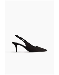 Туфли с кружевной пяткой, черный H&m