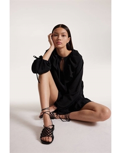 Сандалии с ремешками, черный H&m