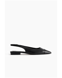 Туфли с кружевной пяткой, черный H&m