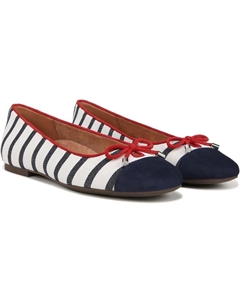 Туфли на плоской подошве Klara, цвет Navy/White Stripe Vionic