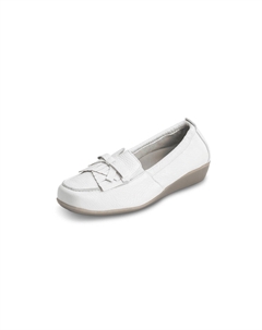 Мокасины Hirschleder Mokassins, белый Vitaform