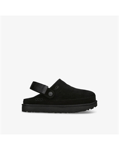 Замшевые сабо goldenstar с регулируемым ремешком на пятке, черный Ugg