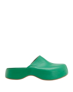 Мюли, зеленый 8 by yoox