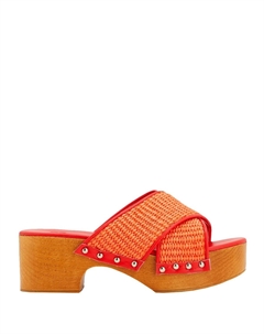 Мюли, оранжевый 8 by yoox