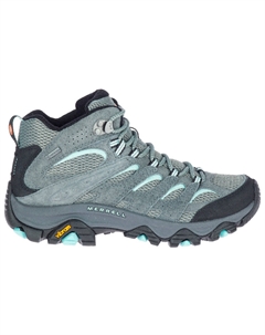 Ботинки женские Women's Moab 3 Mid GTX для туризма, серый/синий Merrell