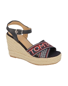 Сандалии Keilsandaletten, синий Tom tailor