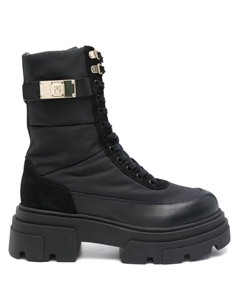 Кожаные байкерские ботинки, черный Tommy hilfiger