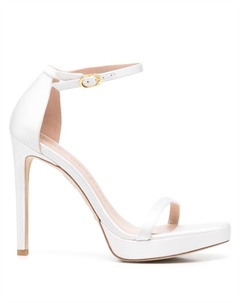 Босоножки Nudist Disco 130, белый Stuart weitzman
