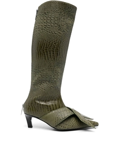 Сапоги Зина 60мм, зеленый Gmbh