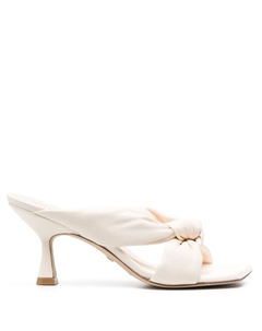 Мюли с перекрученной деталью, белый Stuart weitzman