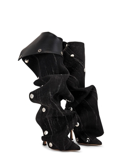 Туфли женские Snap Boot, цвет Black Vertical Whiskers Y / project