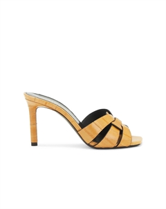 Сандалии-мюли Tribute, цвет Brave Beige Saint laurent