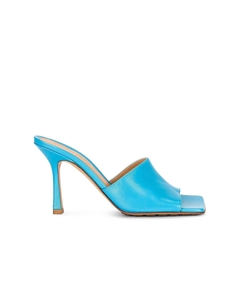 Кожаные мюли, голубой Bottega veneta