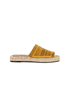 Эспадрильи на плоской подошве, цвет Jaune Safran Alaia
