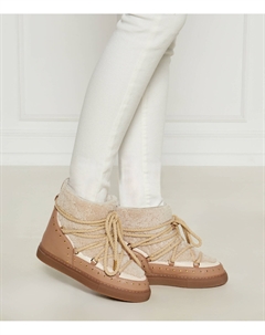 Зимние ботинки CURLY ROCK WEDGE, бежевый Inuikii