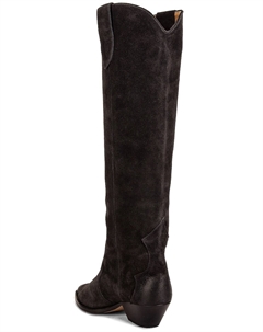 Замшевые ботинки Denvee, цвет Faded Black Isabel marant