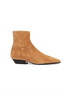 Ботильоны Marfa на плоской подошве, коричневый Khaite