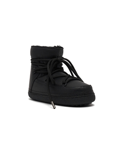 Зимние ботинки женские на шнуровке, черный Inuikii