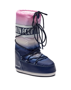 Зимние ботинки на толстой подошве со шнуровкой, мультиколор Moon boot