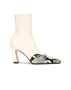 Эластичные ботинки Nevada до щиколотки, цвет Off White & Natural Khaite