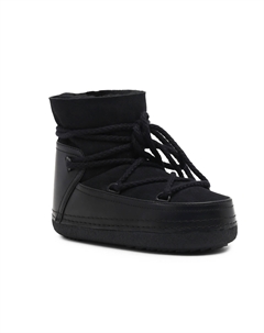 Зимние ботинки женские на платформе, черный Inuikii