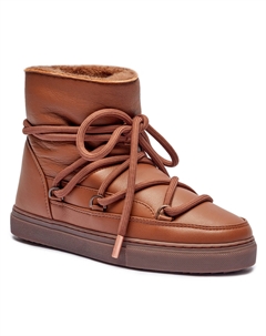 Сапоги женские короткие зимние, коричневый Inuikii