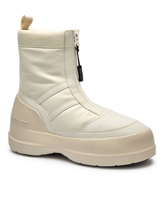 Зимние ботинки Luna низкие замшевые, экрю Moon boot